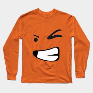 Funny Emoji Face  T-Shirt Long Sleeve T-Shirt